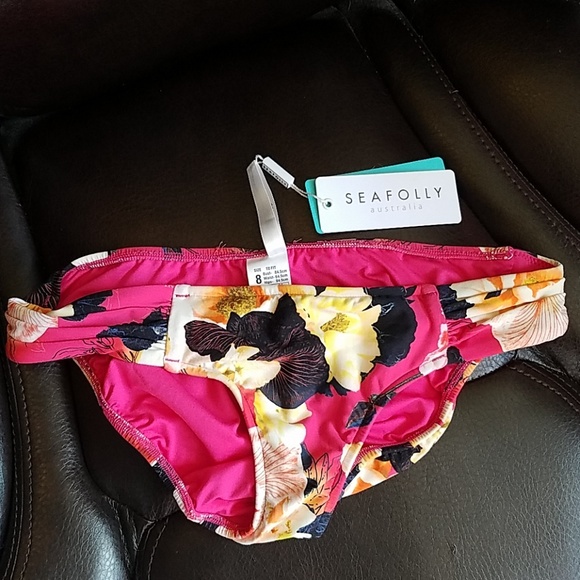 Sea Folly Bikini Bottoms kabuki bloom - Picture 1 of 5